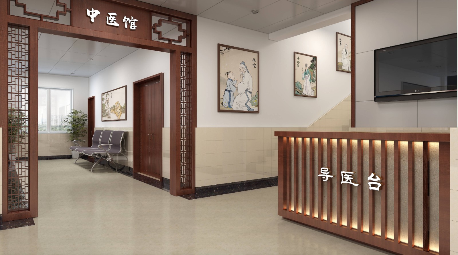 九瑞天艺系列JR-1201米灰中医馆铺装效果图.jpg