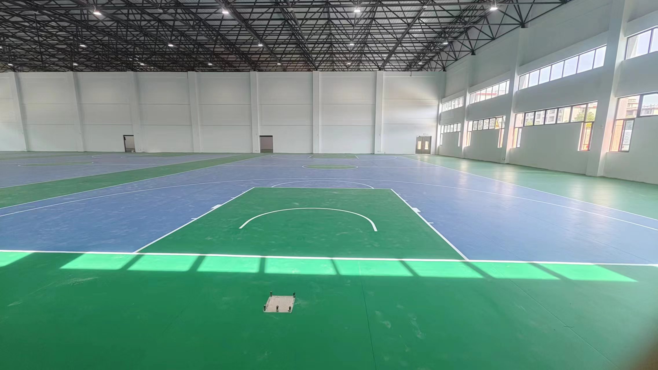 常德市湖南应用技术学院室内运动球馆PVC地板工程案例展示封面