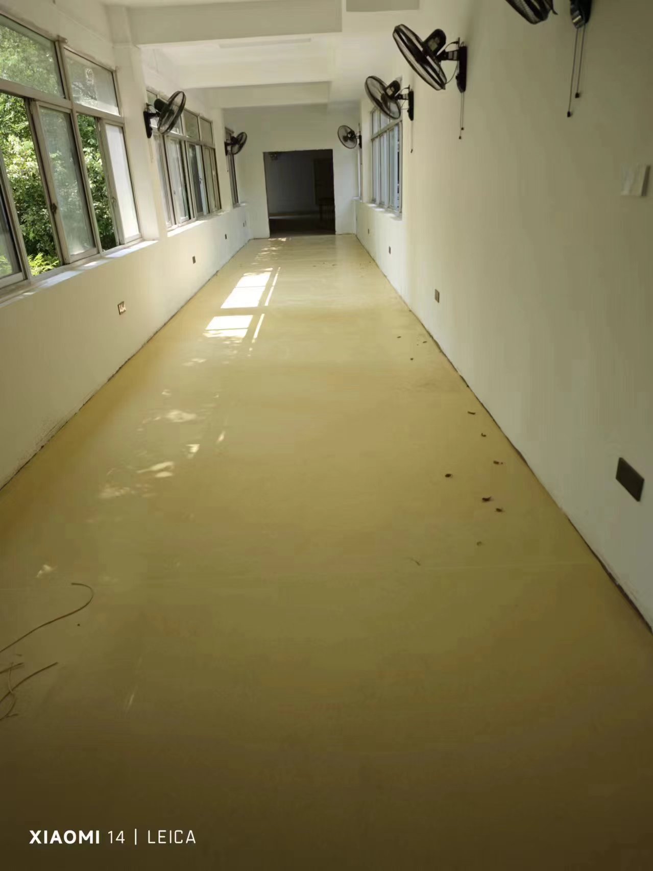 湖南中医药大学走廊PVC地板工程案例展示封面