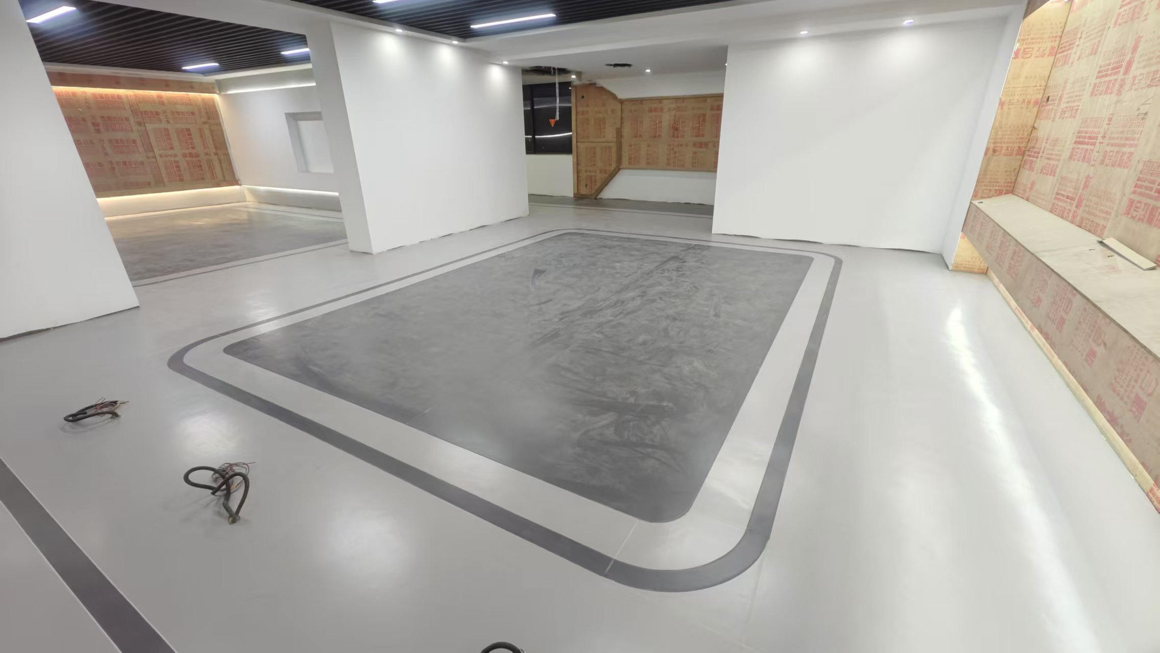 株洲某公司展厅PVC塑胶地板工程案例展示封面