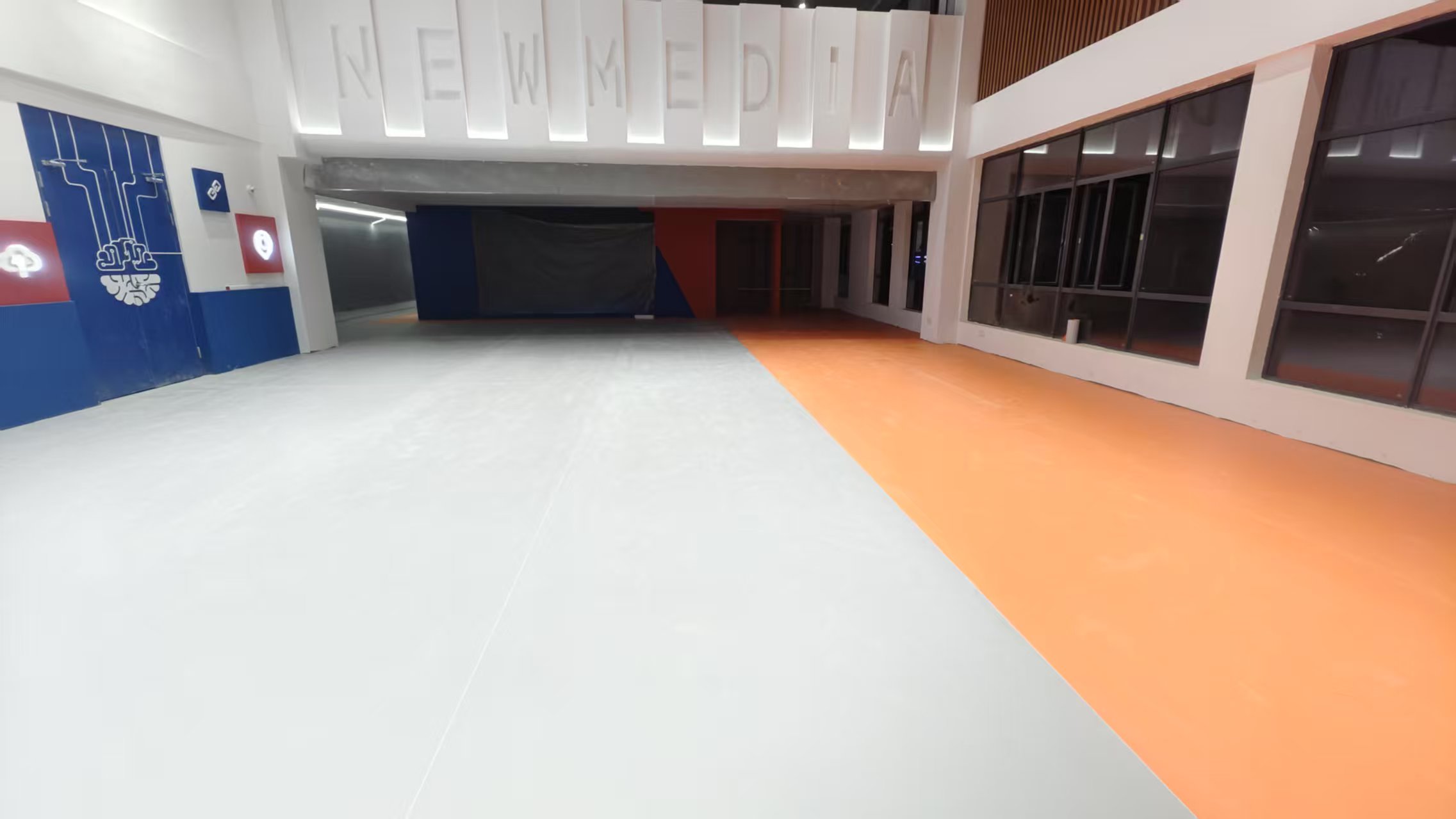 大众传媒职业学校PVC塑胶地板工程案例展示封面